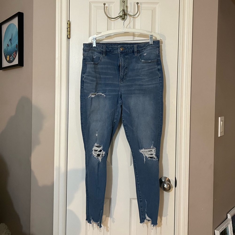 American Eagle Size 14 Denim Skinny Jeans